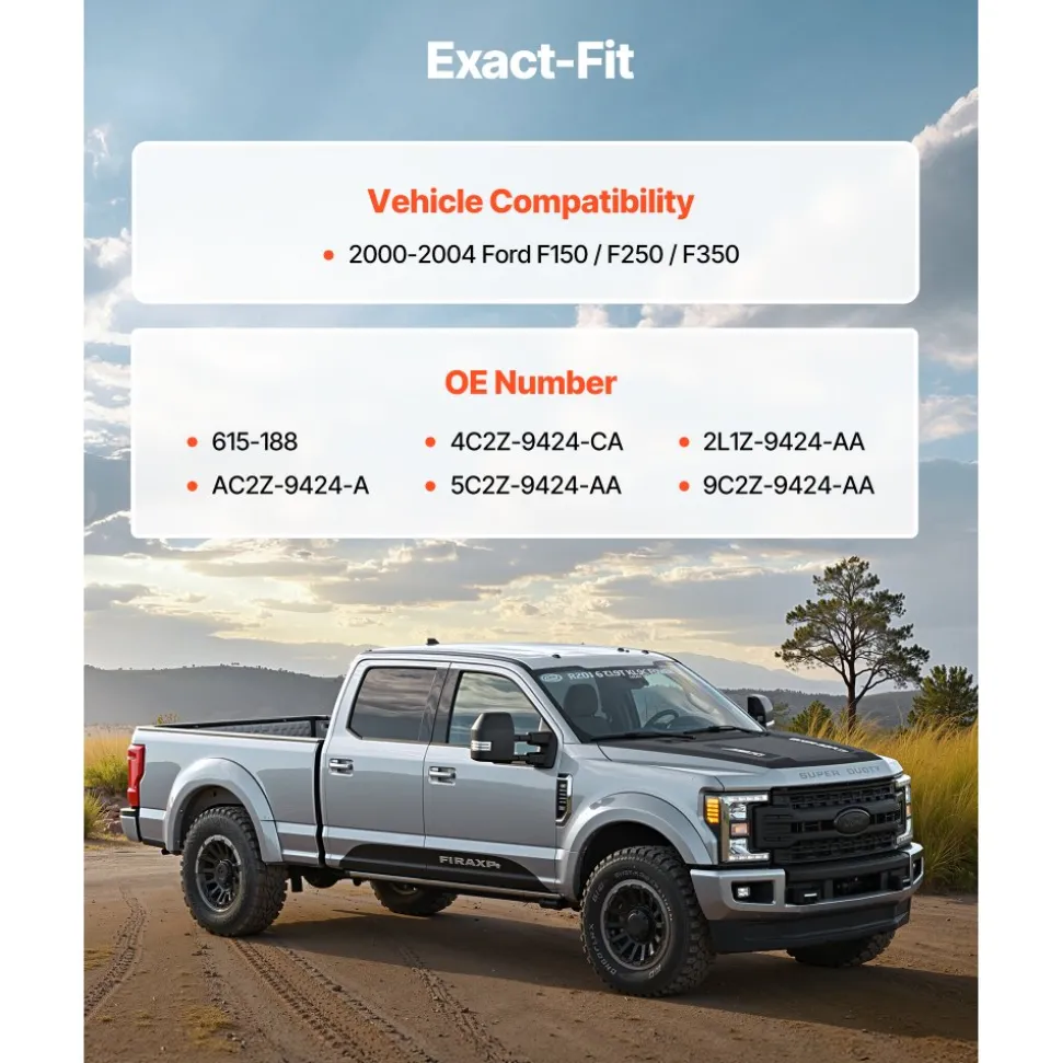 VEVOR Intake Manifold, with Gasket, Engine Intake Manifold Assembly Compatible with 2000-2004 Ford F150/F250/F350, Replace 615-188, AC2Z-9424-A, 2L1Z-9424-AA, 4C2Z-9424-CA, 5C2Z-9424-AA, 9C2Z-9424-AA