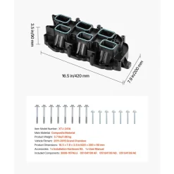 VEVOR Intake Manifold, with Gasket, Engine Intake Manifold Assembly Compatible with 2011-2015 Grand Cherokee, Manifold Replacement Replace 3009-167ALU, 051 841 99 AF, 051 841 99 AD, 051 841 99 AE