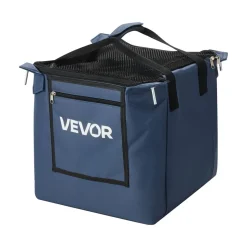 VEVOR 2-in-1 Tennis & Pickleball Hopper, with Pickup Tube, Foldable Pickleball Basket Cart with with Wheels, Holds 150 Tennis Balls or 260 Pickleballs, Portable Pickleball Caddy Holder, for Training