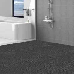 VEVOR Interlocking Tile 50PCS Black, Drainage Tiles 12