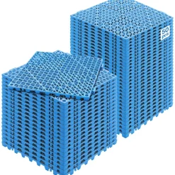VEVOR Interlocking Tile 50PCS Blue, Drainage Tiles 12