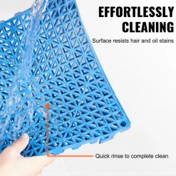 VEVOR Interlocking Tile 55PCS Blue, Drainage Tiles 12