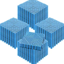 VEVOR Interlocking Tile 55PCS Blue, Drainage Tiles 12