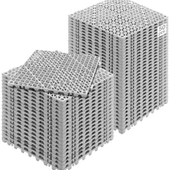 VEVOR Interlocking Tile 50PCS Gray, Drainage Tiles 12