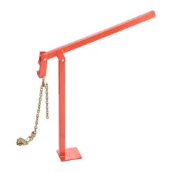 VEVOR 32 in T Post Puller, Heavy Duty Fence Post Puller with 43 in Lifting Chain, Rust-Resistant Steel, Labor-Saving T-Post Remover Tool for Round Fence Posts, Sign Posts & Tree Stumps