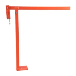VEVOR 32 in T Post Puller, Heavy Duty Fence Post Puller with 43 in Lifting Chain, Rust-Resistant Steel, Labor-Saving T-Post Remover Tool for Round Fence Posts, Sign Posts & Tree Stumps