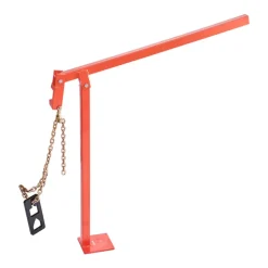VEVOR 36 in T Post Puller, Heavy Duty Fence Post Pullers with Puller Plate & 47 in Lifting Chain, Labor-Saving T-Post Remover Tool for Round Fence Posts, Sign Posts & Tree Stumps