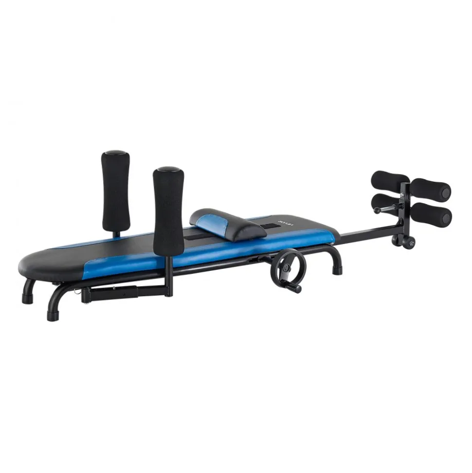 VEVOR Inversion Table, 350 lbs Capacity Heavy Duty Back Inverter Stretcher, Inverted Table with Stable Structure, Adjustable Armrests, Decompression Tables for Shoulders, Neck, Back, Knees