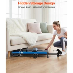 VEVOR Inversion Table, 350 lbs Capacity Heavy Duty Back Inverter Stretcher, Inverted Table with Stable Structure, Adjustable Armrests, Decompression Tables for Shoulders, Neck, Back, Knees