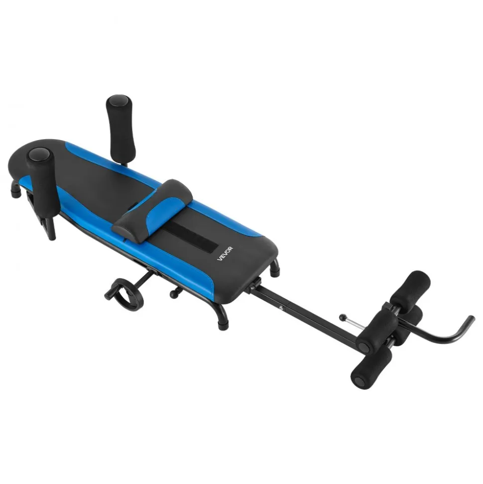 VEVOR Inversion Table, 350 lbs Capacity Heavy Duty Back Inverter Stretcher, Inverted Table with Stable Structure, Adjustable Armrests, Decompression Tables for Shoulders, Neck, Back, Knees