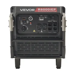 VEVOR Inverter Generator, 10KW Peak Watt Inverter Generator, Remote Start Inverters Generators for Home Outdoor, Gas Powered, Stable Power, CO Sensor, RV Ready 1A & 2.1A Outlet (6.8KW Operating Power)