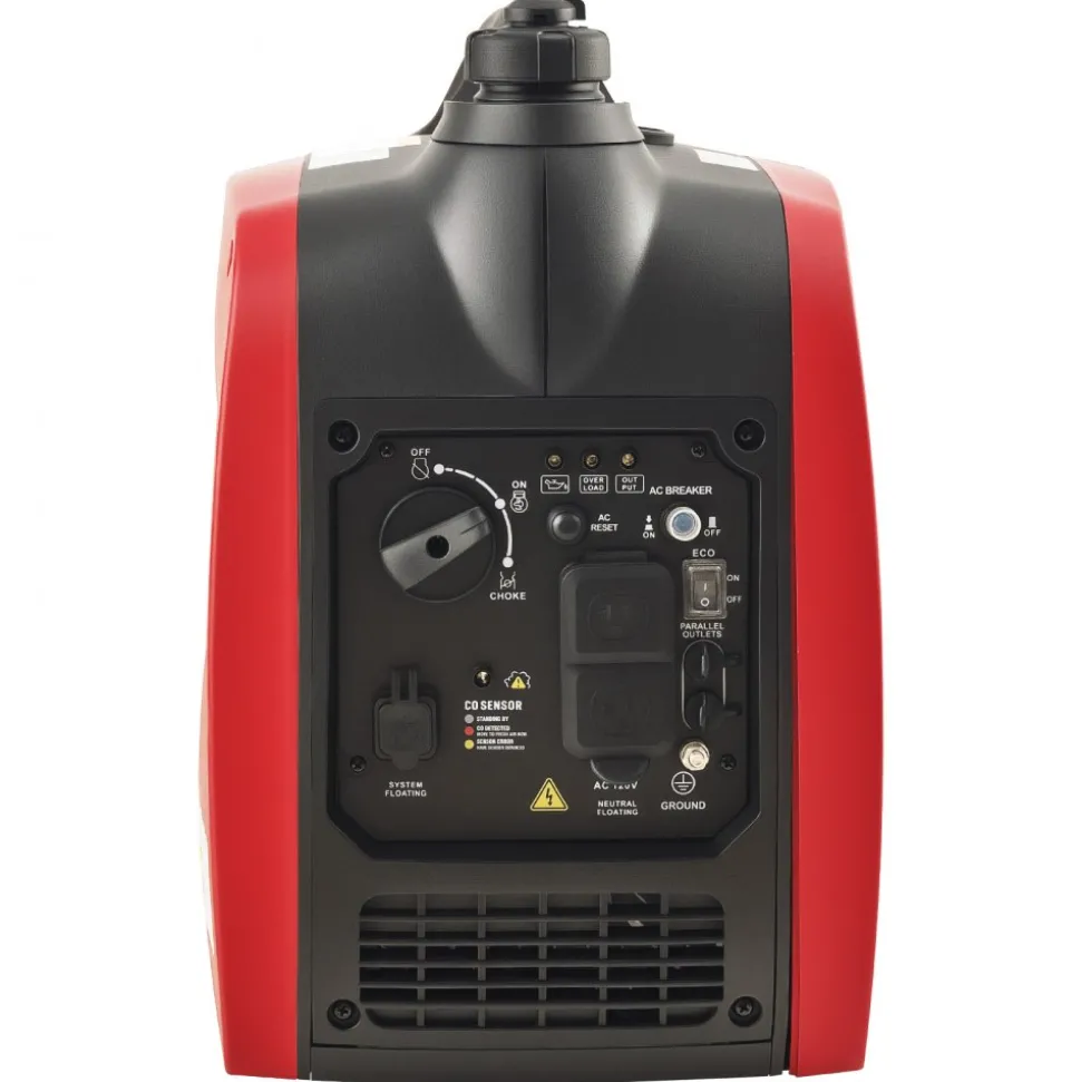 VEVOR Inverter Generator, 4200W Peak Watt Quiet Inverter Generator, Dual Fuel Inverters Generators for Home Outdoor, Gas & LPG Powered, Stable Power, CO Sensor, RV Ready 8.3A Outlet, Long Run Time
