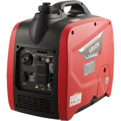 VEVOR Inverter Generator, 4200W Peak Watt Quiet Inverter Generator, Dual Fuel Inverters Generators for Home Outdoor, Gas & LPG Powered, Stable Power, CO Sensor, RV Ready 8.3A Outlet, Long Run Time