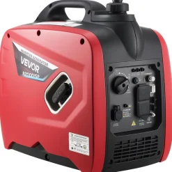 VEVOR Inverter Generator, 4200W Peak Watt Quiet Inverter Generator, Dual Fuel Inverters Generators for Home Outdoor, Gas & LPG Powered, Stable Power, CO Sensor, RV Ready 8.3A Outlet, Long Run Time