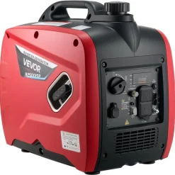 VEVOR Inverter Generator, 2300W Rated Power Quiet Inverter Generator, Portable Inverters Generators for Home Use, Gas Powered, Compact and Lightweight Design - Stable Power, CO Sensor, Long Run Time
