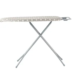 VEVOR Ironing Board with Large 51 x 13 Ironing Surface, Thickened 4 Layers Iron Board with Heat Resistant Cover and 100% Cotton Cover, 7 Adjustable Heights Ironing Board for Home Laundry Room Use