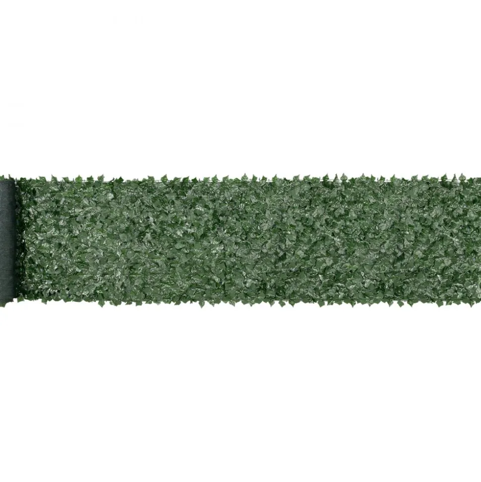 VEVOR Ivy Privacy Fence, 39 x 198in Artificial Green Wall Screen, Greenery Ivy Fence with Mesh Cloth Backing and Strengthened Joint, Faux Hedges Vine Leaf Decoration for Outdoor Garden, Yard, Balcony