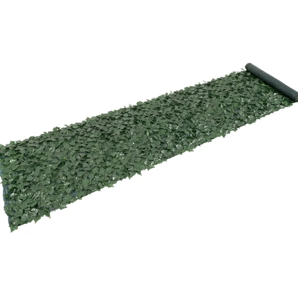 VEVOR Ivy Privacy Fence, 39 x 198in Artificial Green Wall Screen, Greenery Ivy Fence with Mesh Cloth Backing and Strengthened Joint, Faux Hedges Vine Leaf Decoration for Outdoor Garden, Yard, Balcony