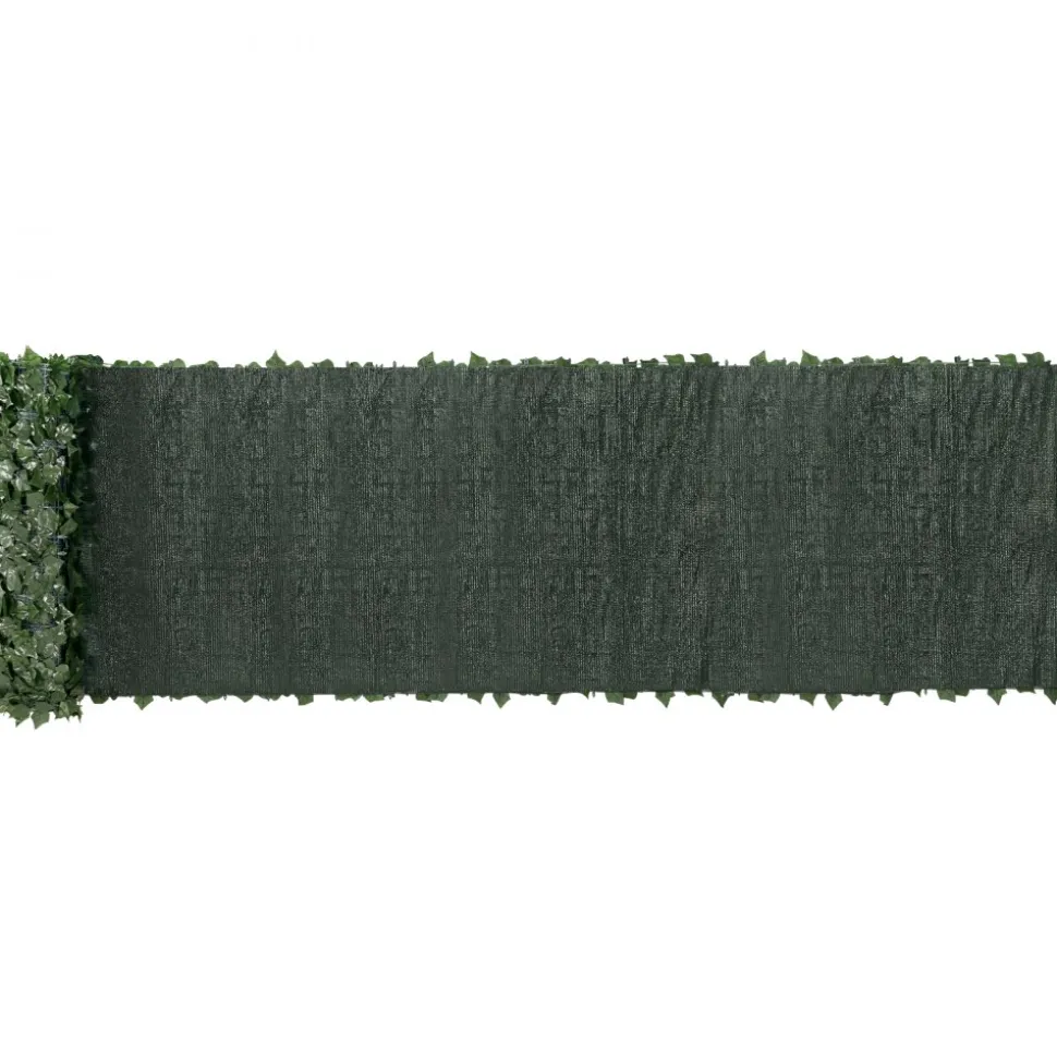 VEVOR Ivy Privacy Fence, 39 x 198in Artificial Green Wall Screen, Greenery Ivy Fence with Mesh Cloth Backing and Strengthened Joint, Faux Hedges Vine Leaf Decoration for Outdoor Garden, Yard, Balcony