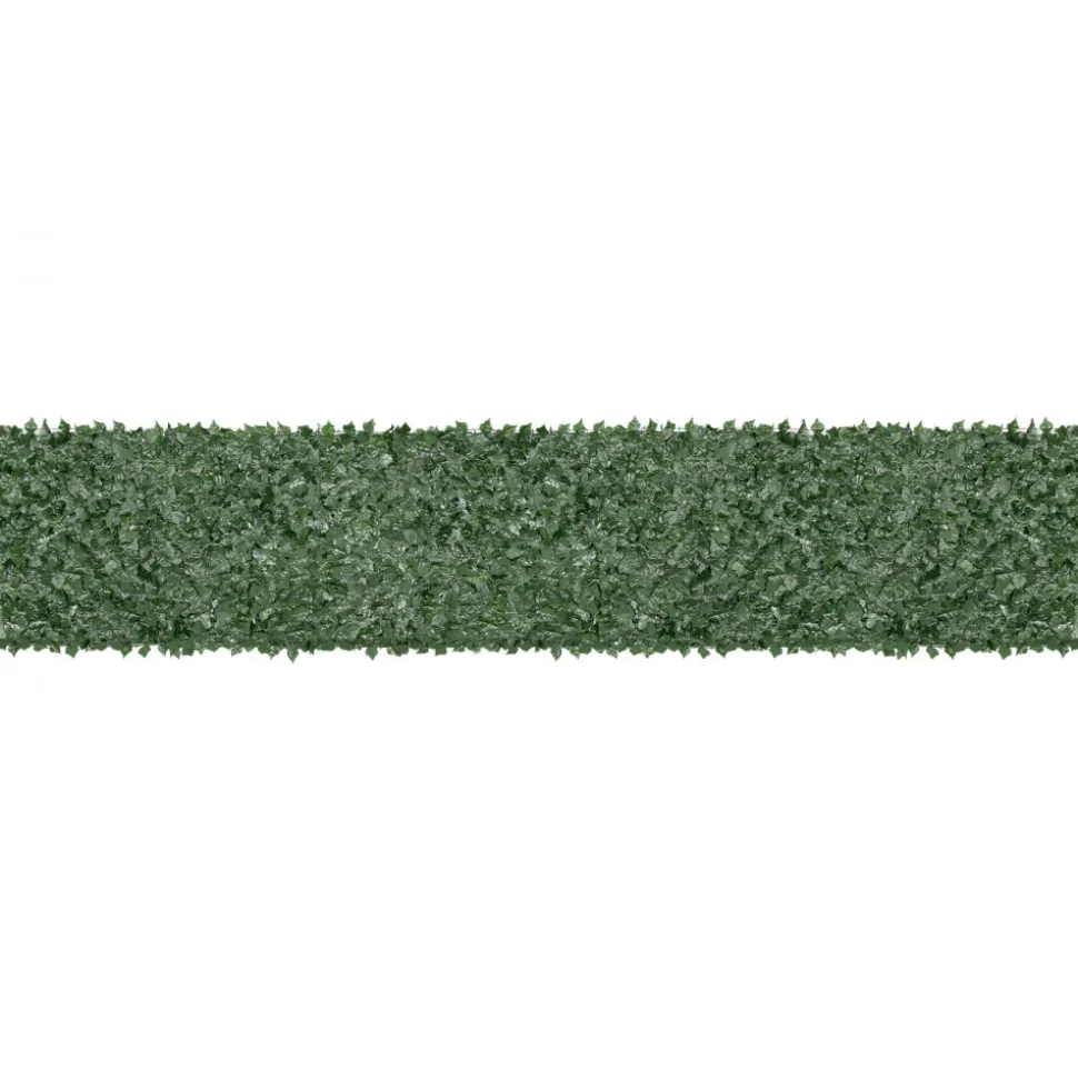 VEVOR Ivy Privacy Fence, 39 x 198in Artificial Green Wall Screen, Greenery Ivy Fence with Mesh Cloth Backing and Strengthened Joint, Faux Hedges Vine Leaf Decoration for Outdoor Garden, Yard, Balcony