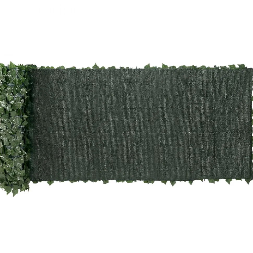 VEVOR Ivy Privacy Fence, 39 x 158in Artificial Green Wall Screen, Greenery Ivy Fence with Mesh Cloth Backing and Strengthened Joint, Faux Hedges Vine Leaf Decoration for Outdoor Garden, Yard, Balcony