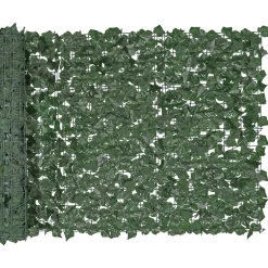 VEVOR Ivy Privacy Fence, 39 x 98 in Artificial Green Wall Screen, Greenery Ivy Fence with Strengthened Joint, Faux Hedges Vine Leaf Decoration for Outdoor Garden, Yard, Balcony, Patio Decor