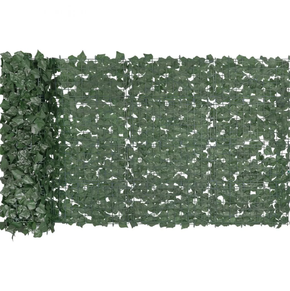 VEVOR Ivy Privacy Fence, 39 x 98 in Artificial Green Wall Screen, Greenery Ivy Fence with Strengthened Joint, Faux Hedges Vine Leaf Decoration for Outdoor Garden, Yard, Balcony, Patio Decor