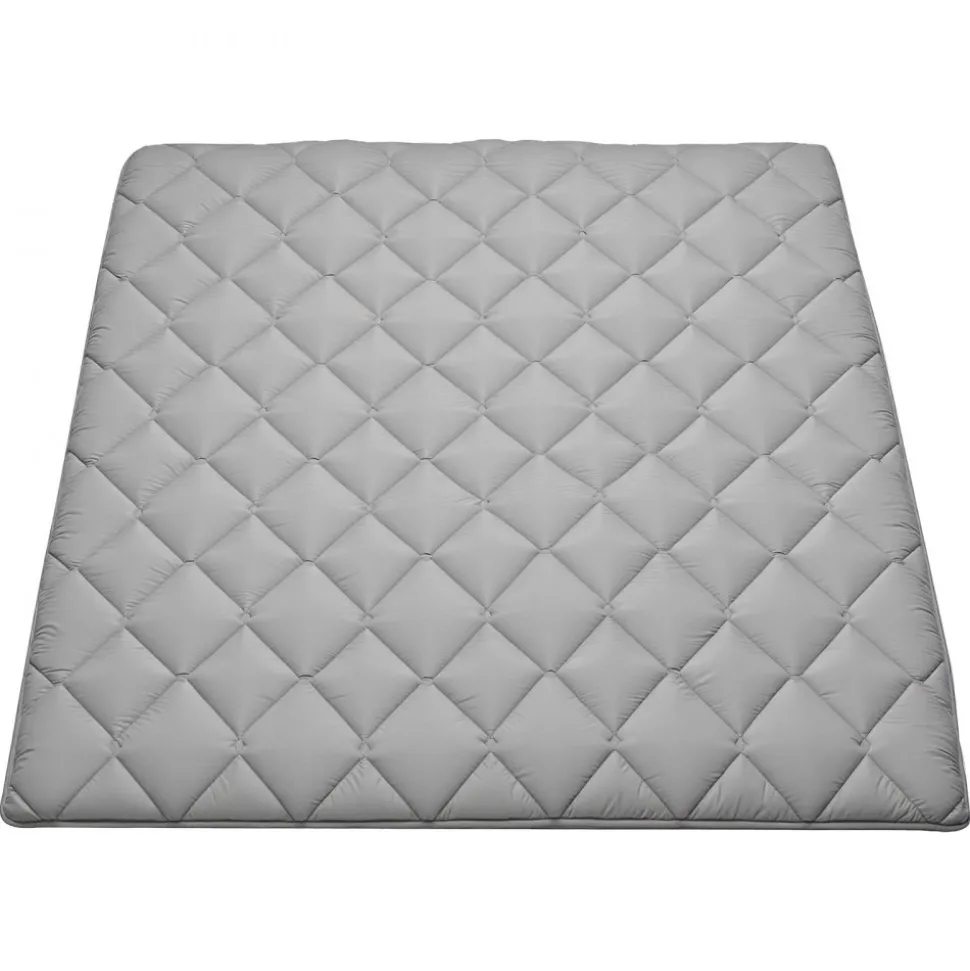 VEVOR Japanese Tatami Mat, Queen Size Foldable Japanese Tatami Mattress, Futon Mattress with Storage Bag & Fastener, 9-Layer Floor Mat for Sleeping, Dormitory, Meditation, Yoga, 80 x 60 x 2.5 in, Gray