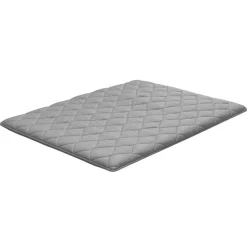 VEVOR Japanese Tatami Mat, Queen Size Foldable Japanese Tatami Mattress, Futon Mattress with Storage Bag & Fastener, 9-Layer Floor Mat for Sleeping, Dormitory, Meditation, Yoga, 80 x 60 x 2.5 in, Gray