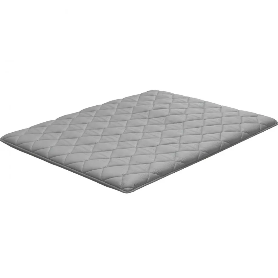 VEVOR Japanese Tatami Mat, Queen Size Foldable Japanese Tatami Mattress, Futon Mattress with Storage Bag & Fastener, 9-Layer Floor Mat for Sleeping, Dormitory, Meditation, Yoga, 80 x 60 x 2.5 in, Gray