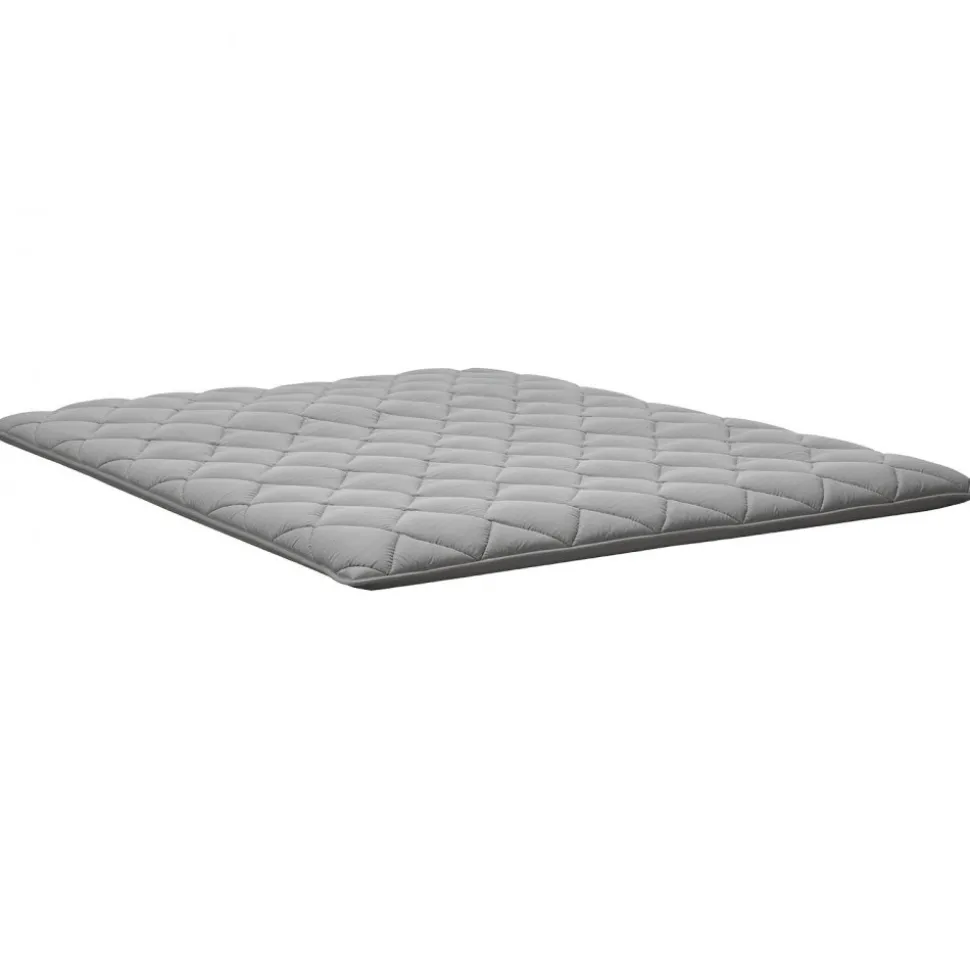 VEVOR Japanese Tatami Mat, Queen Size Foldable Japanese Tatami Mattress, Futon Mattress with Storage Bag & Fastener, 9-Layer Floor Mat for Sleeping, Dormitory, Meditation, Yoga, 80 x 60 x 3.5 in, Gray