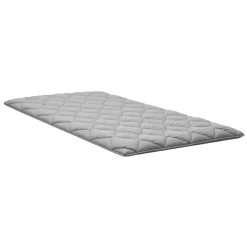 VEVOR Japanese Tatami Mat, Twin Size Foldable Japanese Tatami Mattress, Futon Mattress with Storage Bag & Fastener, 9-Layer Floor Mat for Sleeping, Dormitory, Meditation, Yoga, 80 x 39 x 2.5 in, Gray