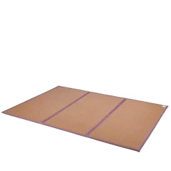 VEVOR Japanese Tatami Mat, 80 x 55 in Foldable Handwoven Natural Rattan Tatami Mat, Non-Slip & Easily Cleaned Japanese Tatami Floor Mat, Summer Breathable Sleeping Mat for Meditation Yoga Relaxation