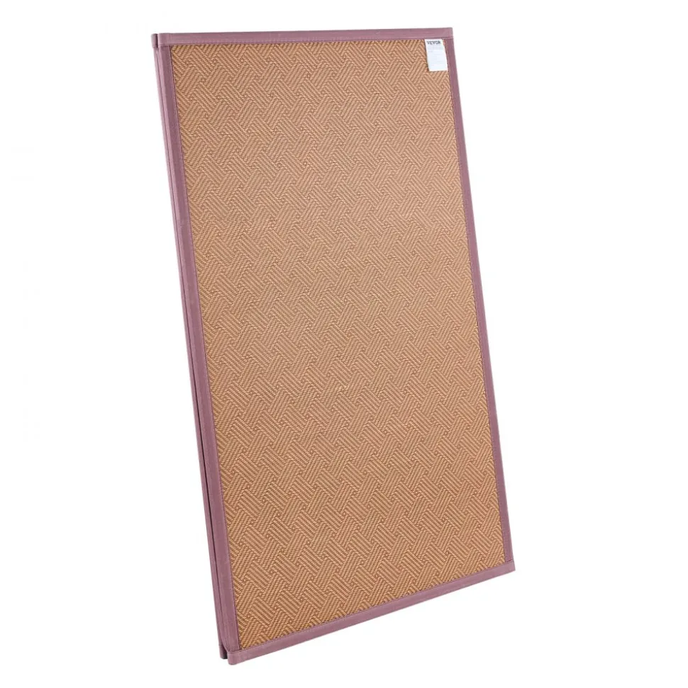 VEVOR Japanese Tatami Mat, 80 x 39 in Foldable Handwoven Natural Rattan Tatami Mat, Non-Slip & Easily Cleaned Japanese Tatami Floor Mat, Summer Breathable Sleeping Mat for Meditation Yoga Relaxation