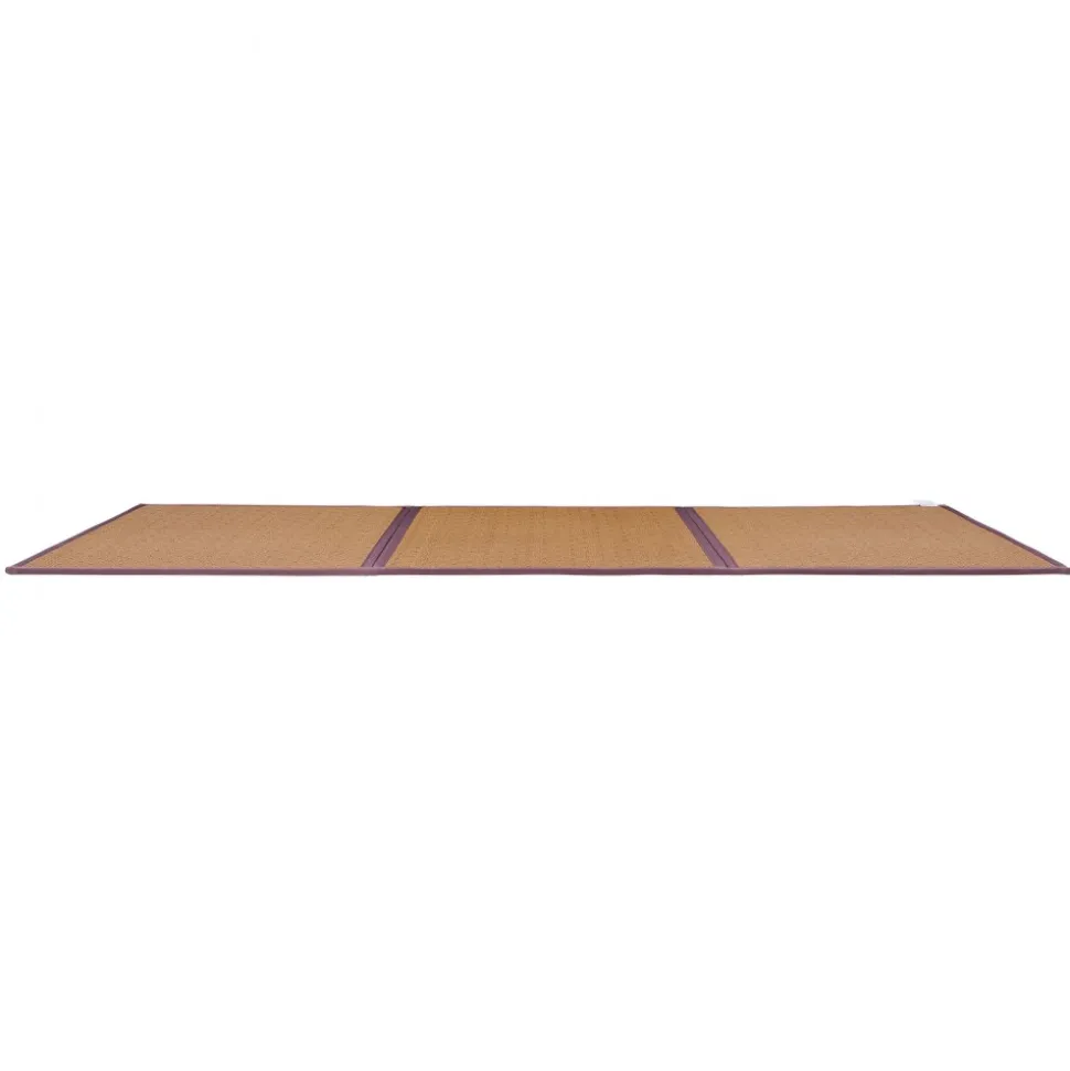 VEVOR Japanese Tatami Mat, 80 x 39 in Foldable Handwoven Natural Rattan Tatami Mat, Non-Slip & Easily Cleaned Japanese Tatami Floor Mat, Summer Breathable Sleeping Mat for Meditation Yoga Relaxation