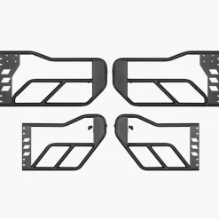 VEVOR Jeep Tube Doors, 4-Door, Adventure Style Jeep Tubular Door with Heavy-Duty Hinges & OE Latch, Jeep Doors with Rubber Pads & Toughened Steel Tube, Fit for 2007-2018 Jeep Wrangler JK