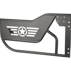 VEVOR Jeep Tube Doors, 4-Door, Compatible with 2018-2026 Jeep Wrangler JL Unlimited & 2020-2026 Gladiator JT, Alloy Steel Off Road Front & Rear Tubular Half Doors with Storage Bag and Rubber Pads