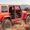 VEVOR Jeep Tube Doors, 4-Door, Compatible with 2018-2026 Jeep Wrangler JL & 2020-2026 Gladiator JT, Steel Off Road Front & Rear Tubular Half Doors with DOT Certified Side View Mirrors and Rubber Pads