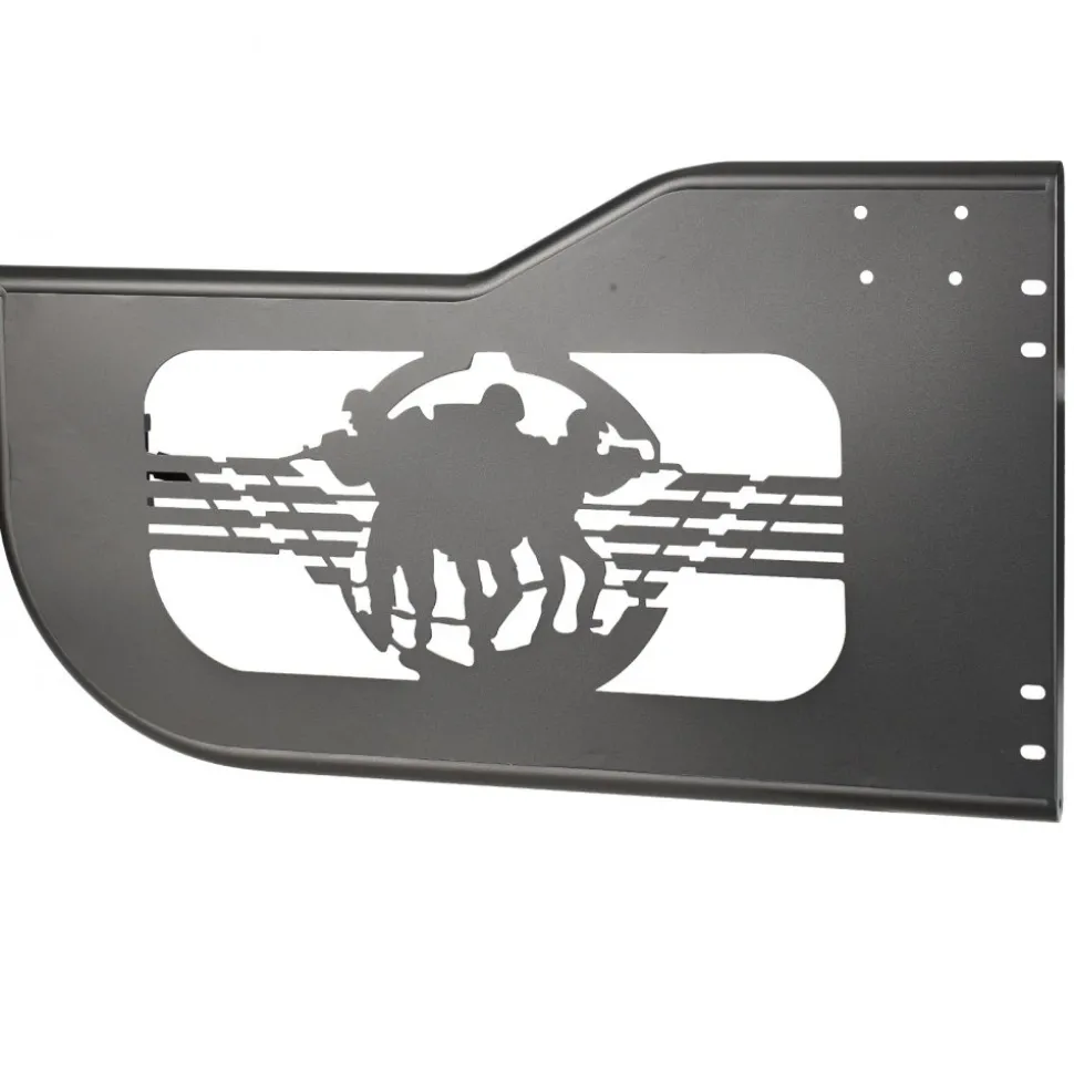 VEVOR Jeep Tube Doors, 4-Door, Fit for 2018-2026 Jeep Wrangler JL & 2020-2026 Gladiator JT, Soldier Pattern Off Road Front & Rear Tubular Half Doors with DOT Certified Side View Mirrors & Rubber Pads