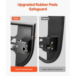 VEVOR Jeep Tube Doors, 2-Door, Hunting Style Jeep Tubular Door with Heavy-Duty Hinges & OE Latch, Jeep Doors with Rubber Pads & Toughened Steel Tube, Fit for 2007-2018 Jeep Wrangler JK