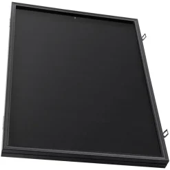 VEVOR Jersey Display Frame Case, 23.3 x 31.2 x 1.5 in, Large Lockable Sport Jersey Shadow Box with 98% UV Protection PC Glass and Hangers, for Baseball Basketball Football Hockey Shirt and Uniform