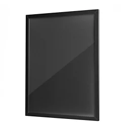 VEVOR Jersey Frame Display Case, 31.5 x 23.6 x 1 in, Wooden Sport Jersey Shadow Box with 98% UV Protection PC Panel and Hanger, for Baseball Basketball Football Hockey Shirt Sport and Uniform, Black