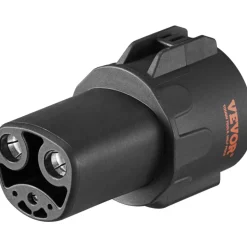 VEVOR J1772 to Tesla Charger Adapter, 80 Amp 240V AC, SAE J1772 EV Charging Adapter to Tesla Plug, with Storage Bag Anti-Drop Lock IP65 Material, Compatible with Tesla Model 3, Y, S, X