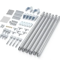 VEVOR JT's Strong Arm Jack Stabilizer Kit 191023, Fits for 5th Wheel RV and Travel Trailer Kit, Fifth-Wheel Jack Stabilizer for Telescopic System, Reduces Chassis Movement, Easy Bolt-On Installation