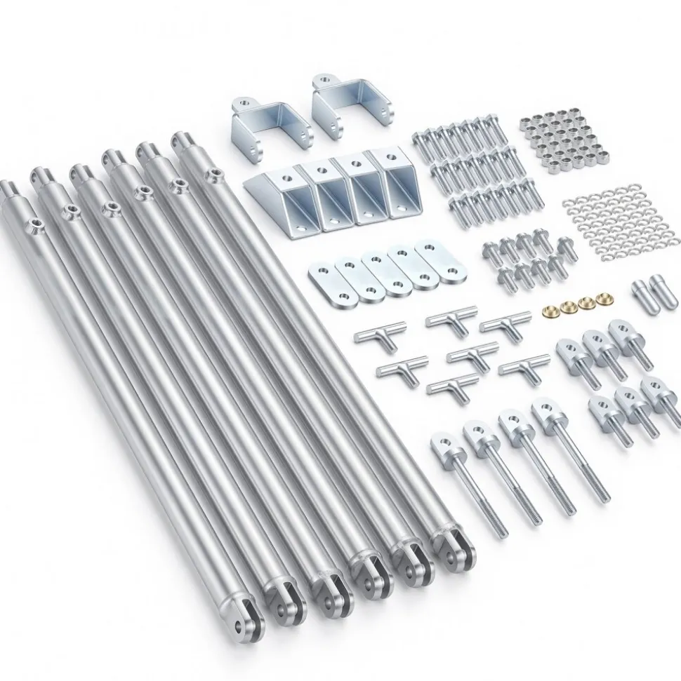 VEVOR JT's Strong Arm Jack Stabilizer Kit 191023, Fits for 5th Wheel RV and Travel Trailer Kit, Fifth-Wheel Jack Stabilizer for Telescopic System, Reduces Chassis Movement, Easy Bolt-On Installation
