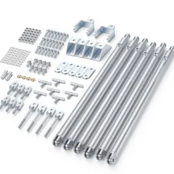VEVOR JT's Strong Arm Jack Stabilizer Kit 191023, Fits for 5th Wheel RV and Travel Trailer Kit, Fifth-Wheel Jack Stabilizer for Telescopic System, Reduces Chassis Movement, Easy Bolt-On Installation