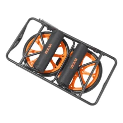 VEVOR Kayak Cart, 330 lbs Load Capacity, Canoe Cart Dolly with 15-inch Solid Rubber Tires & Kickstand, Assembles & Disassembles Within Seconds, Paddle Board Trolley for Kayaks, Canoes, Paddleboards