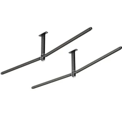 VEVOR Kayak Storage Rack for 2 Kayaks, Holds Up to 250 lbs, Heavy Duty Adjustable Ceiling Rack for Garage Ceiling Mount, Overhead Garage Storage Hanger for Canoe, Ladder, SUP, Surfboard & Paddleboard