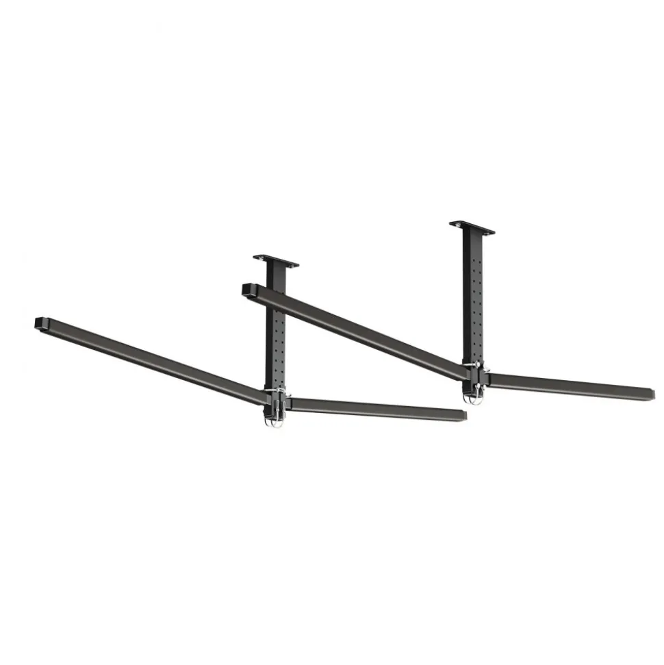 VEVOR Kayak Storage Rack for 2 Kayaks, Holds Up to 250 lbs, Heavy Duty Adjustable Ceiling Rack for Garage Ceiling Mount, Overhead Garage Storage Hanger for Canoe, Ladder, SUP, Surfboard & Paddleboard