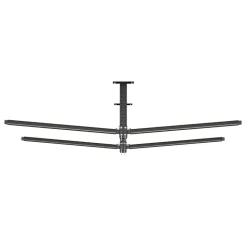 VEVOR Kayak Storage Rack for 2 Kayaks, Holds Up to 250 lbs, Heavy Duty Adjustable Ceiling Rack for Garage Ceiling Mount, Overhead Garage Storage Hanger for Canoe, Ladder, SUP, Surfboard & Paddleboard